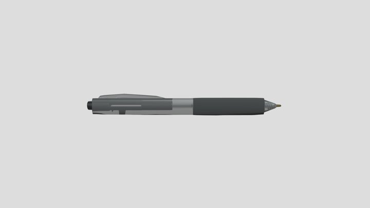 Pentel BK440A WOW! Retractable Ballpoint Pen 3D Model