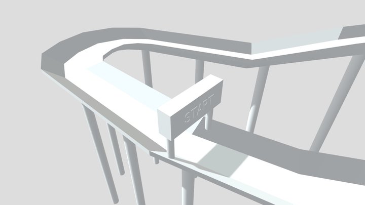 Gummy Bear Racing: Racetrack For The Game 3D Model