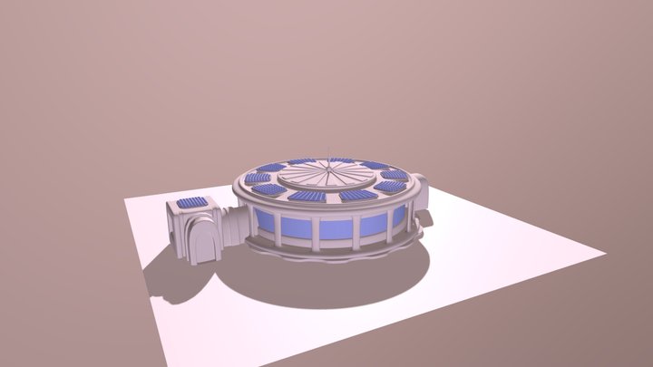 Научная станция 3D Model
