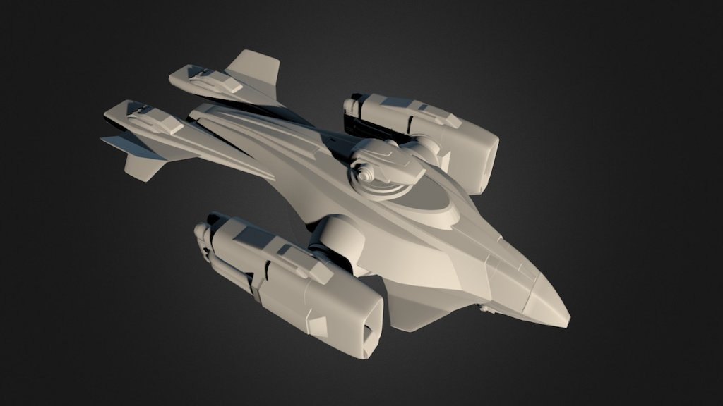 hawk gunship mk ii-9c3 - 3D model by zaraxxis [f20912a] - Sketchfab