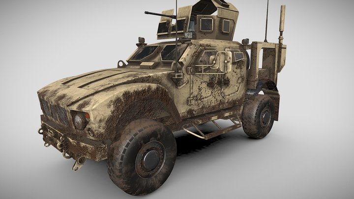 Oshkosh M-ATV Gameready 3D Model