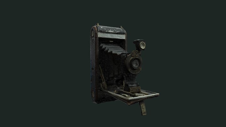 กล้อง Kodak Ball Bearing Shutter 3D Model