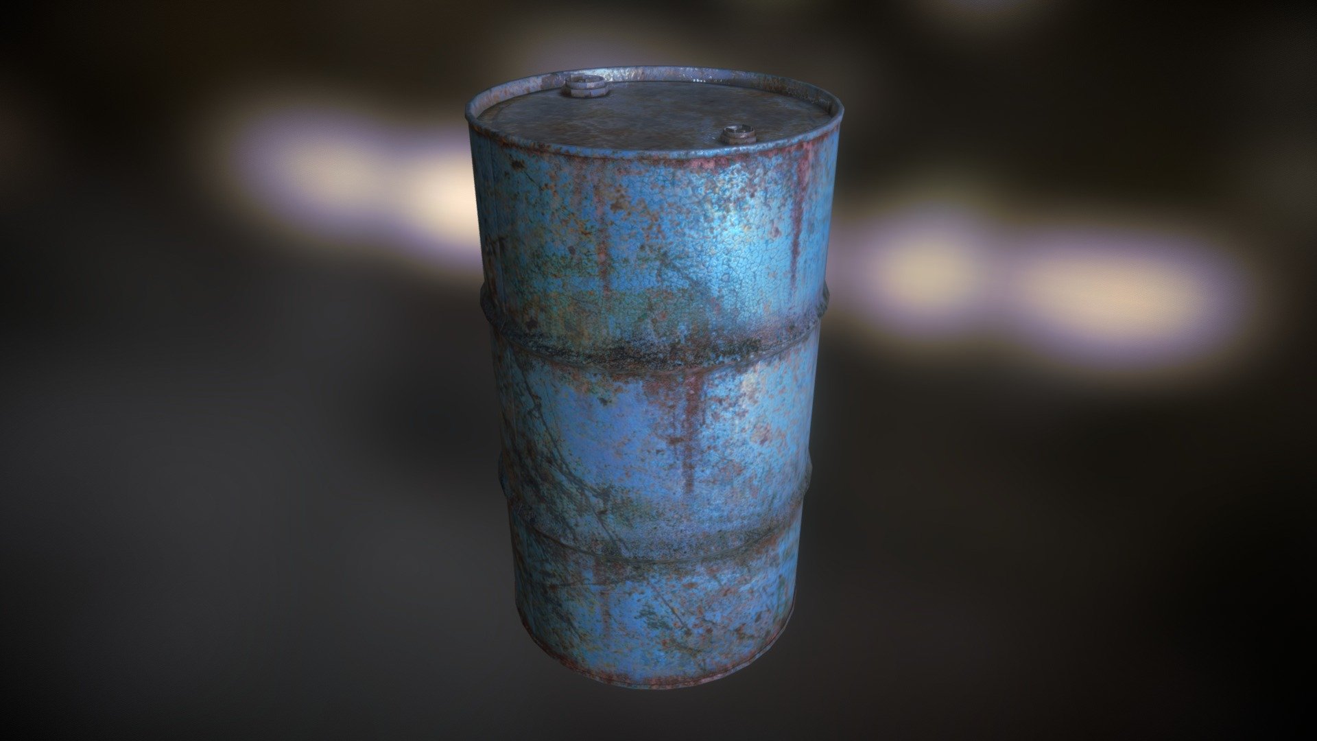 Old Steel Barrel