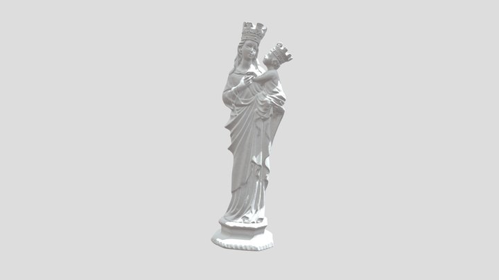 Statuetta della Madonna di Trapani 3D Model