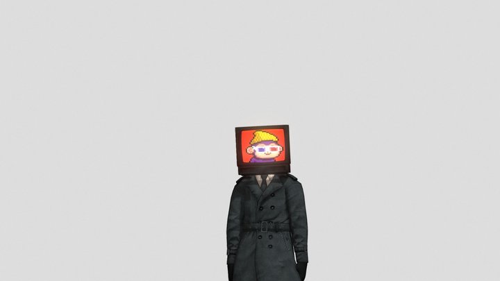 tv_man 3D Model