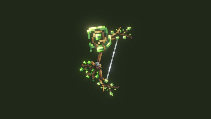Nature bow - Blockbench 3D Model