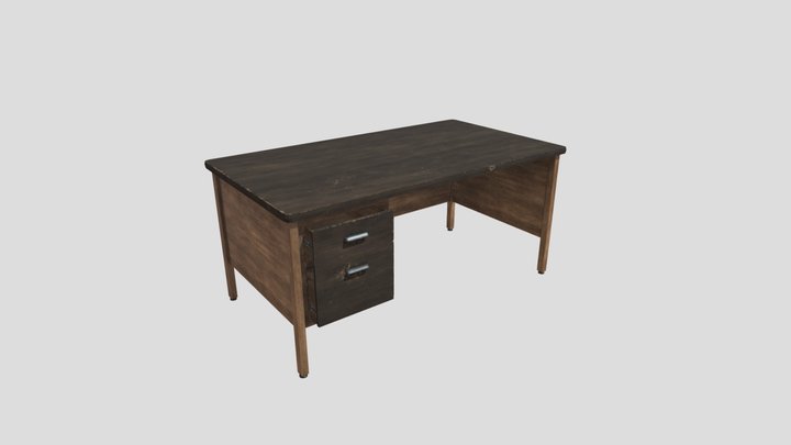 Desk 3D Model
