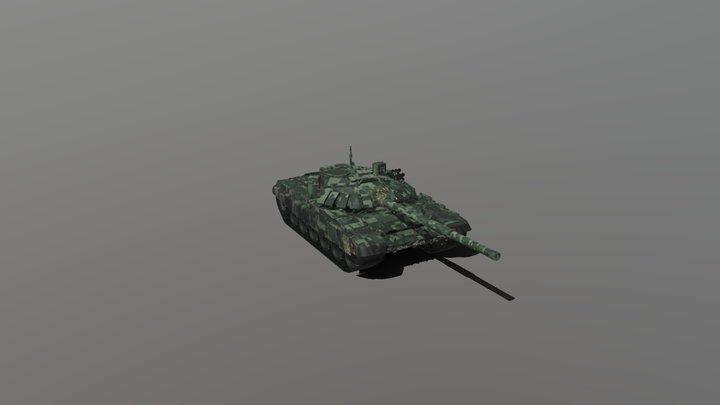 T-72B3 3D Model