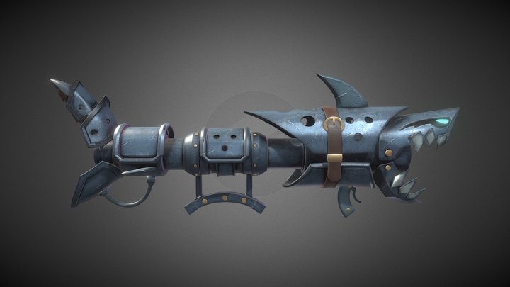 Jinx Rocket Launcher 3D Model