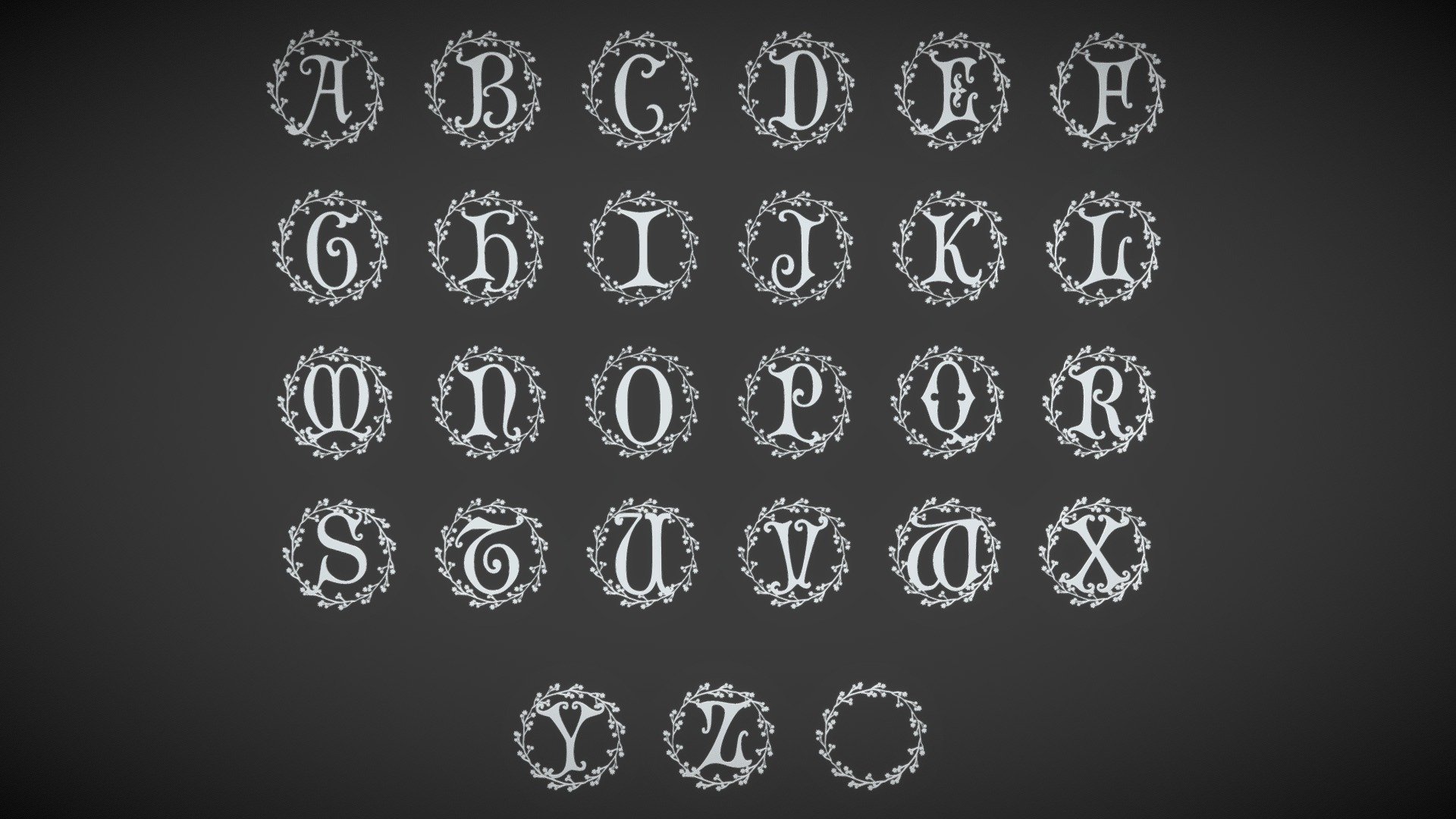 Framed Autumn Letters 3D Print - Buy Royalty Free 3D model by Arien Fay ...