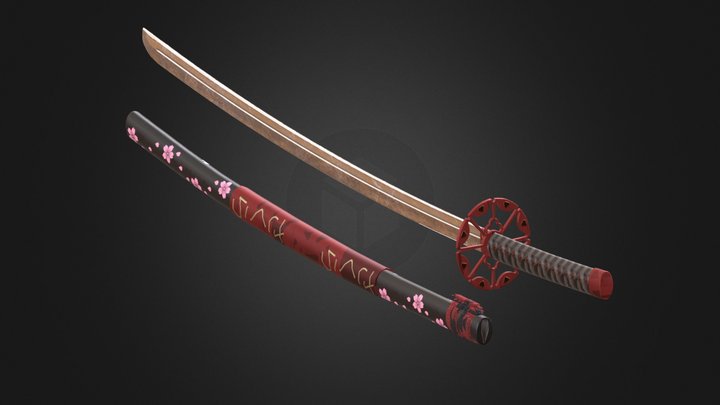 Katana by: Jonah Perrigo 3D Model