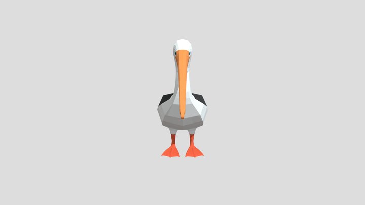 Low Poly Pelican