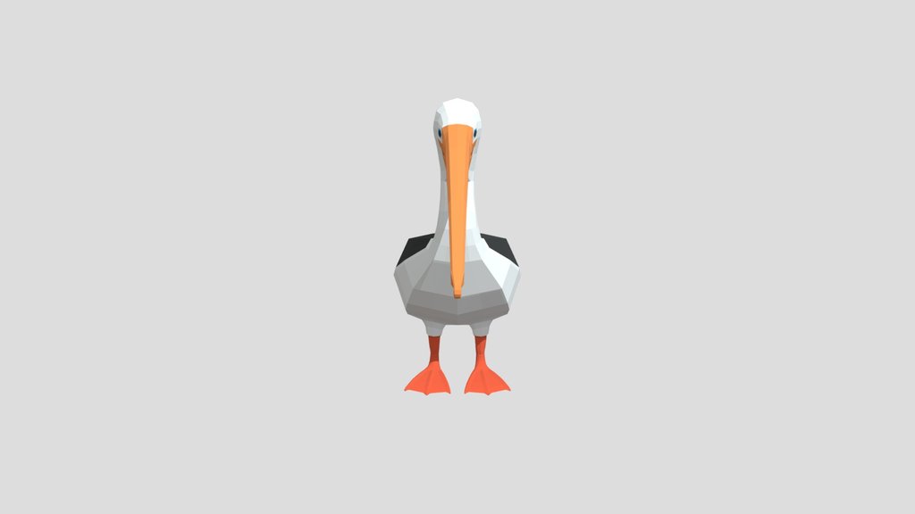 Low Poly Pelican