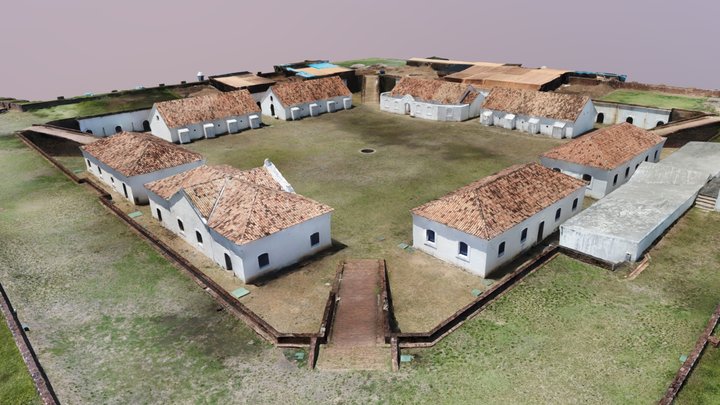 Praça de Armas - Fortaleza de São José de Macapá 3D Model