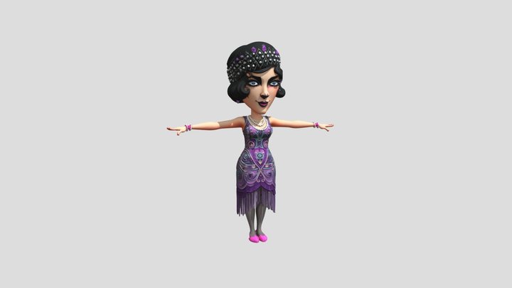Brazilian Flapper Fashionista T Pose