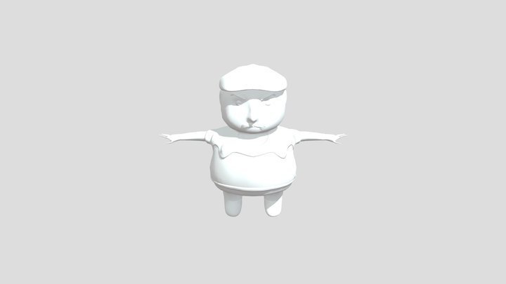 Craig the Carpenter - Low Poly 3D Model