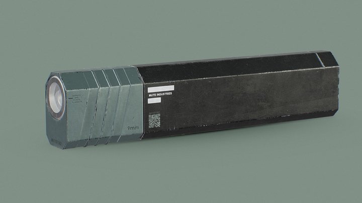 MI9 Suppressor 3D Model