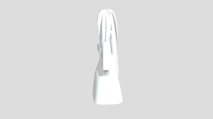 Low Poly Horror 3D Girl