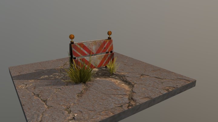 Roadblock 3D Model