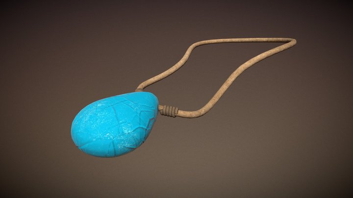 Collar Piedra 3D Model