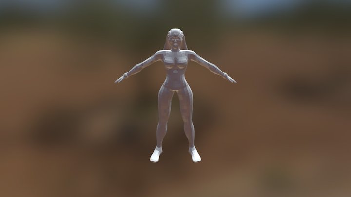 D.Va Retopologia Completa 3D Model