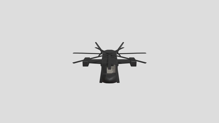 Helicopter 3D Model