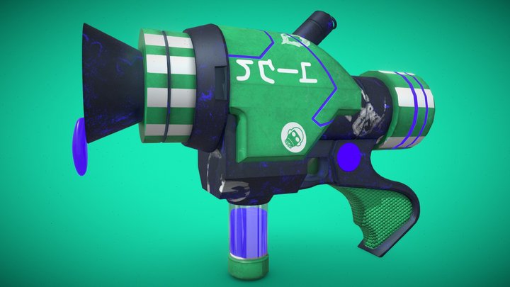 Sci-fi_Gun 3D Model