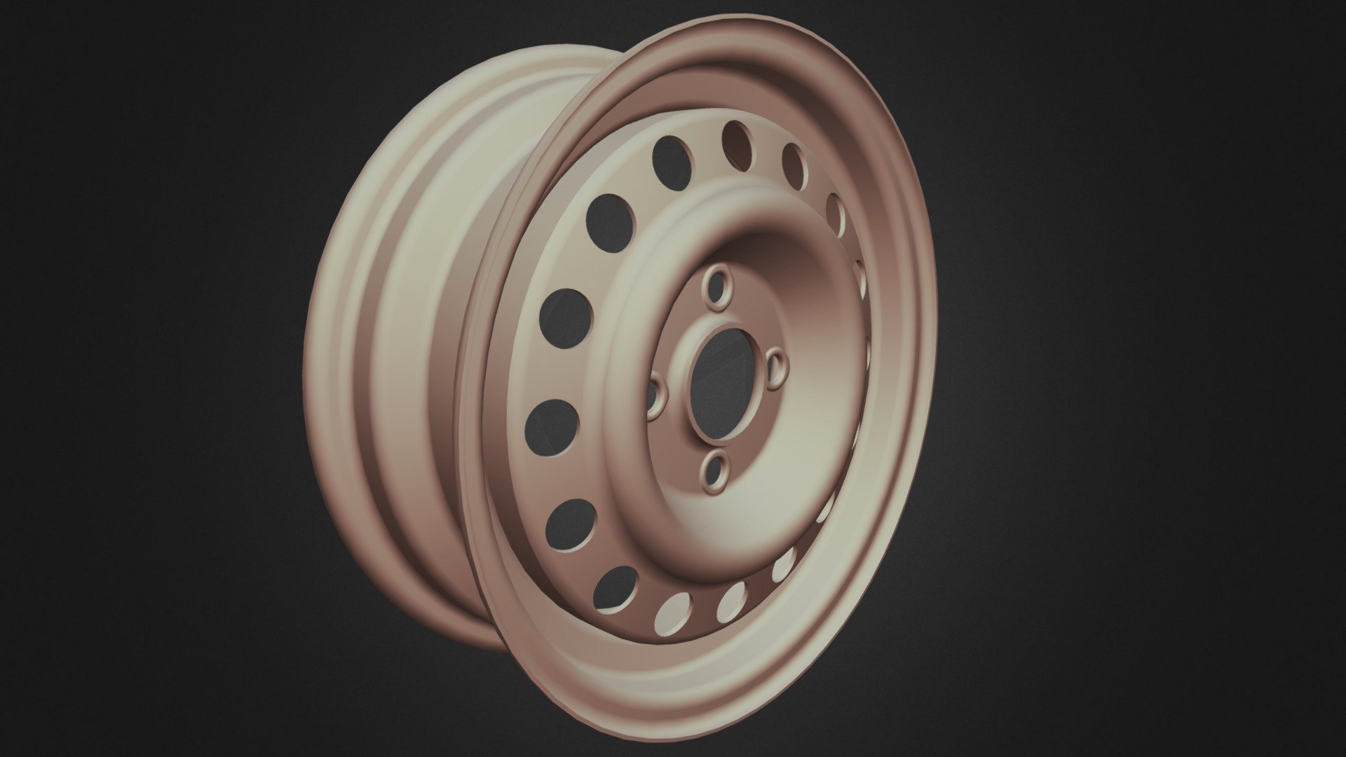 Trailer Wheel 13 inch 165R13 4 Stud x 100mm PCD Buy Royalty Free 3D