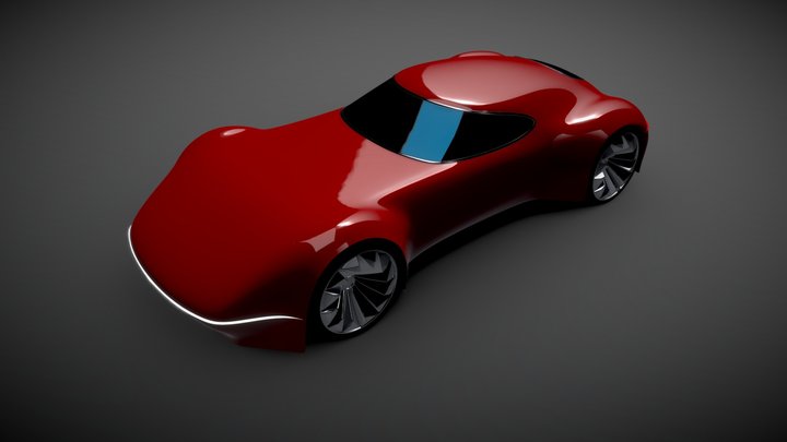 Conceptcar SubD Gravity Sketch VR 3D Model
