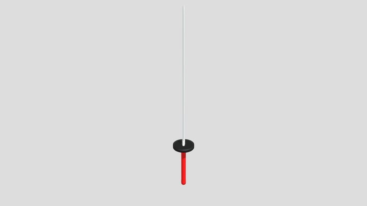 Katana Red 3D Model