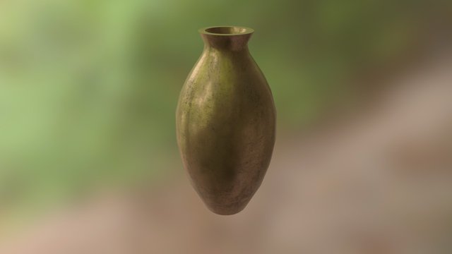Copper Vase 03 3D Model