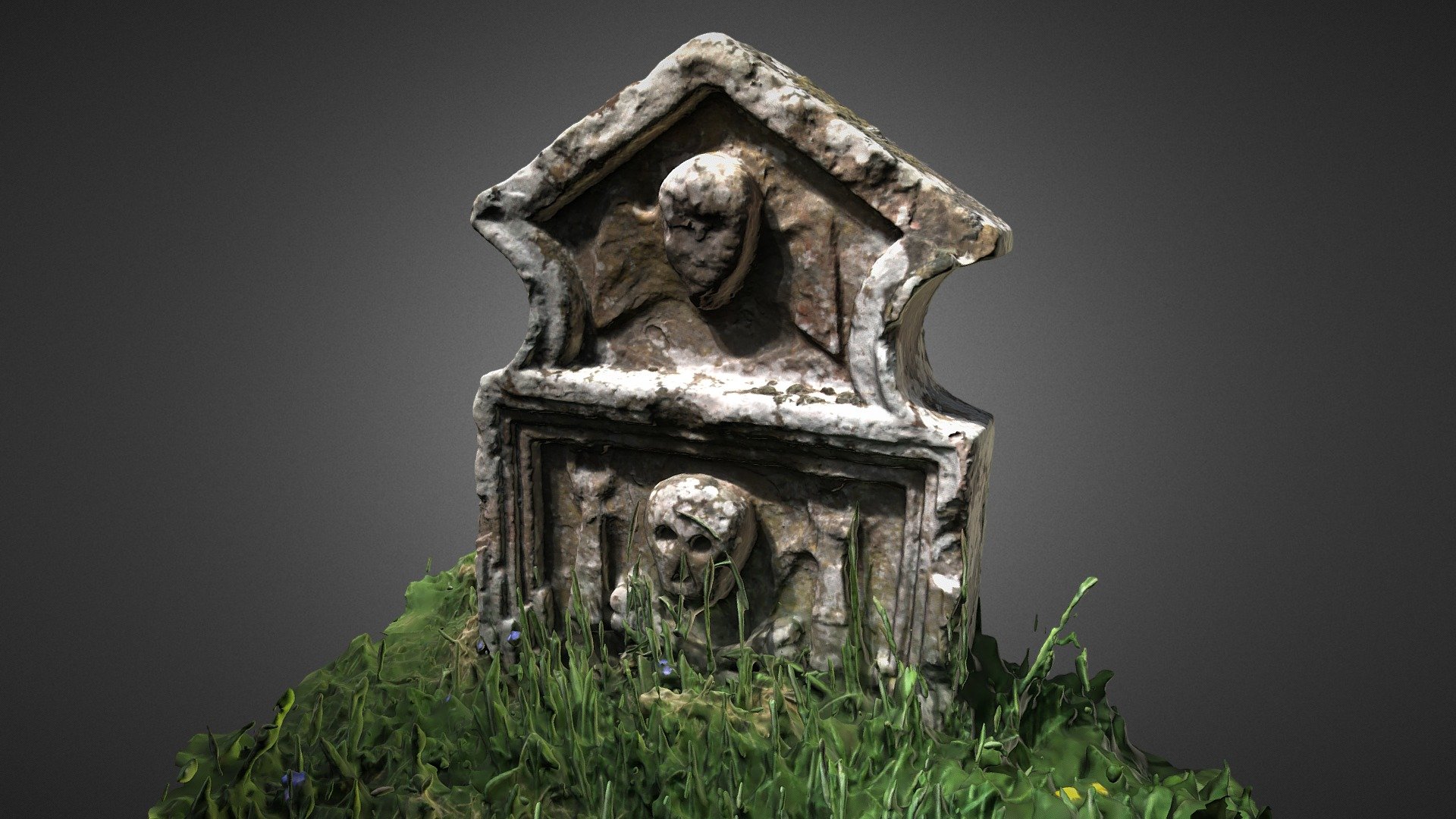 Gravestone Melrose Abbey, Scotland