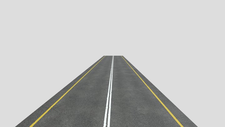 New Road path (Track) 3D Model
