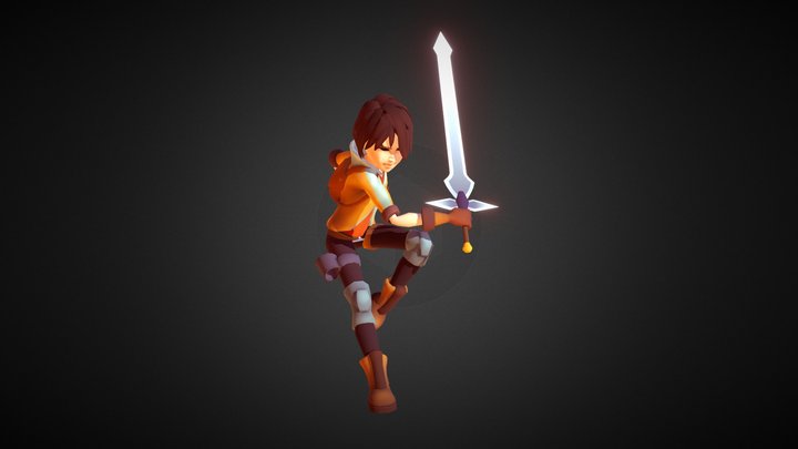 Drake - Stylized RPG Character 3D Model