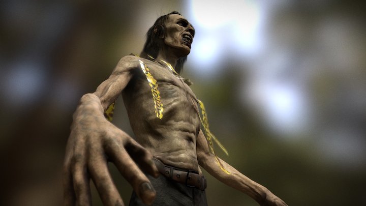 Zombie By Geoffrey Smith 3D Model