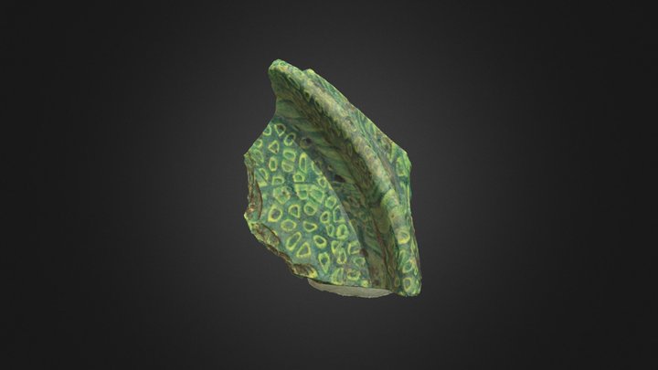 Egyptian Mosaic Glass Fragment 3D Model