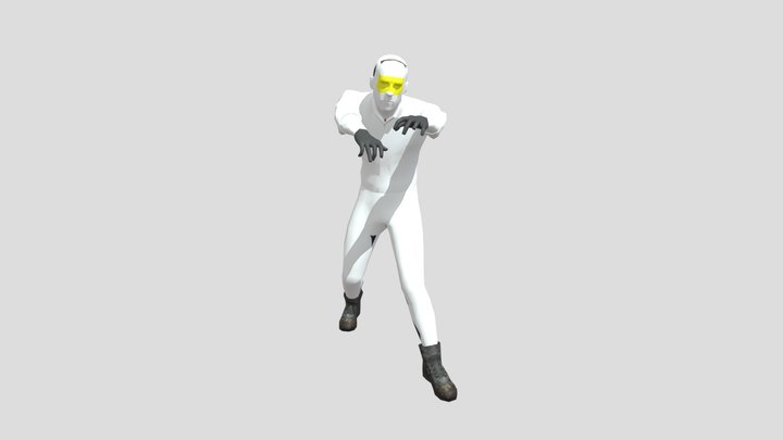 White marine 3D Model