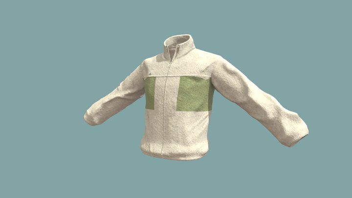 Fleece Jacket 3D Model