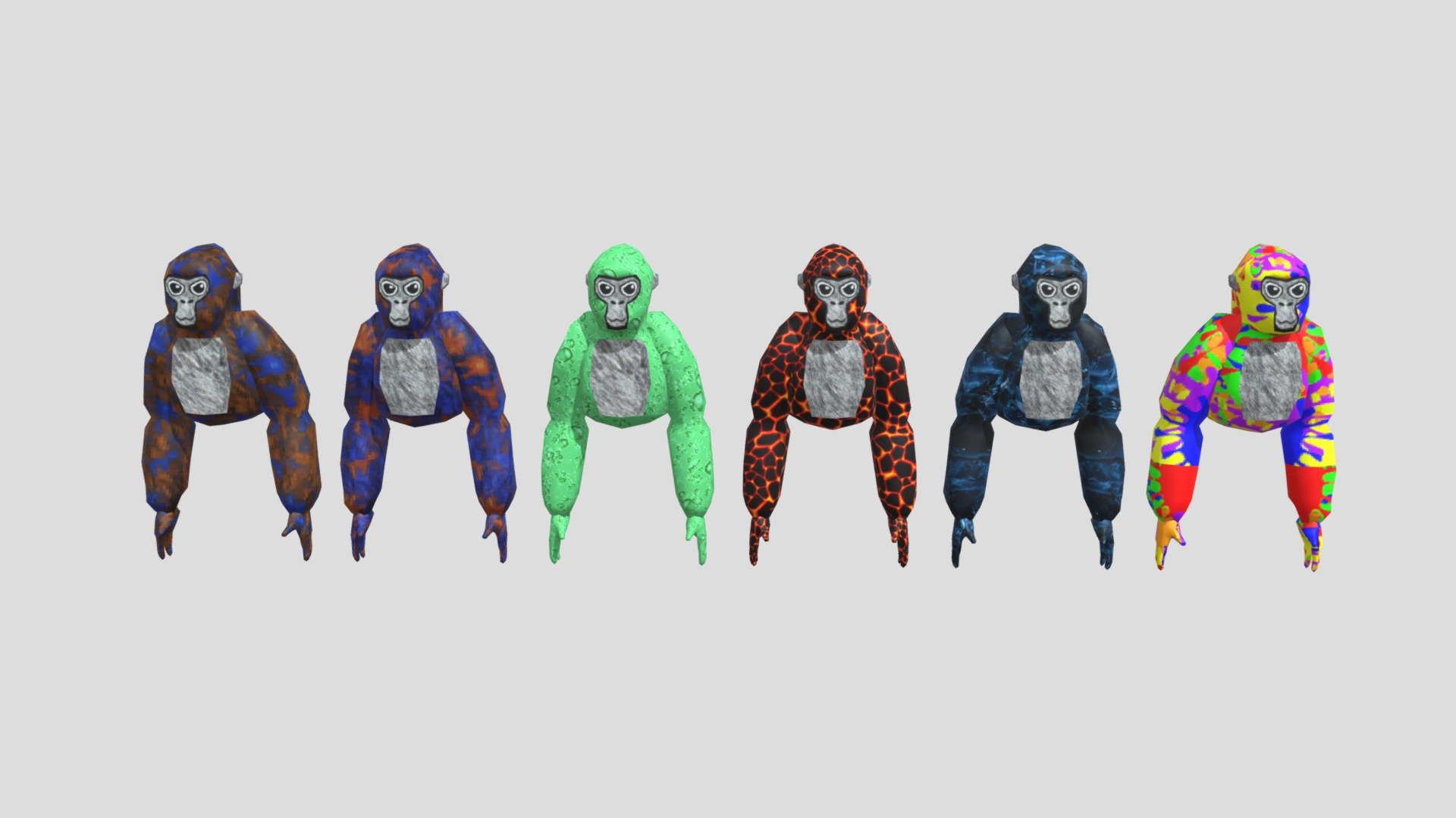 Gorilla Tag Gorillas - Download Free 3D model by KPMisParrot [f21e6c2 ...