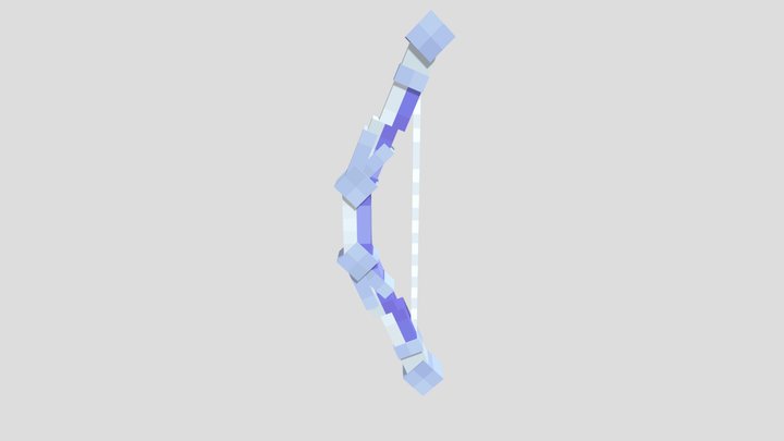 Bow Minecraft 3D Model 3D Model
