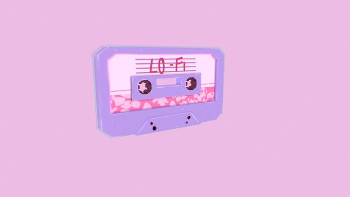 Cassette Tape 3D Model