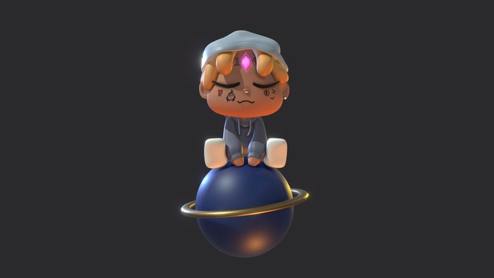 Lil Uzi Vert /Toon 3D Model