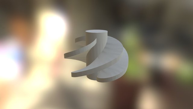 Fan Helical 3D Model