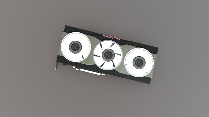 Rx6900XT 3D Model