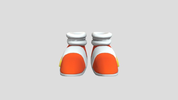 Free_download___archie_sonic_s_shoes 3D Model