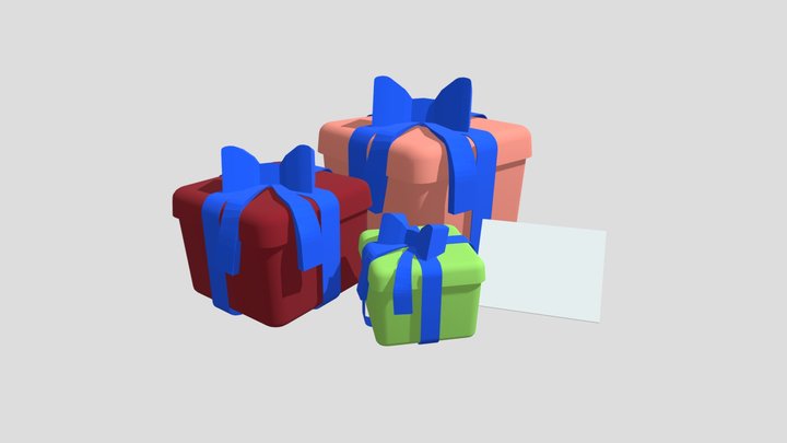 Birthday presents 3D Model