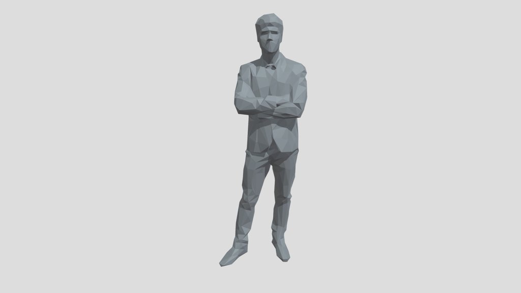 Lowpoly Male Standing