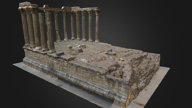 Templo Romano de Évora 3D Model