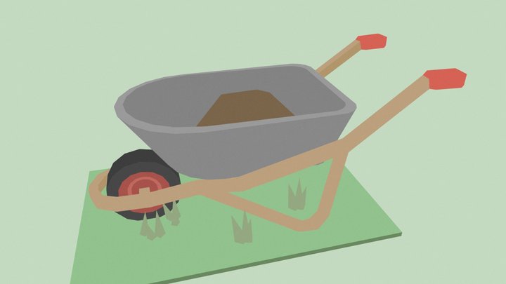 Wheelbarrow 3D Model