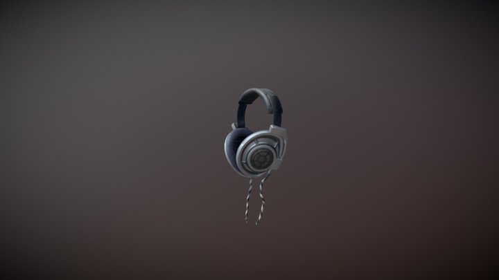 HD 800 Headphones 3D Model